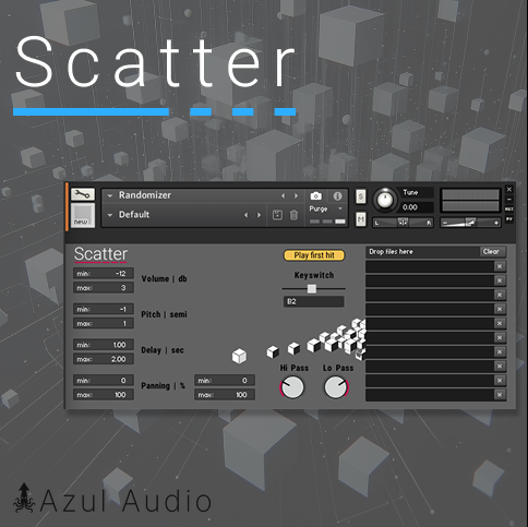 Scatter interface in Kontakt 8